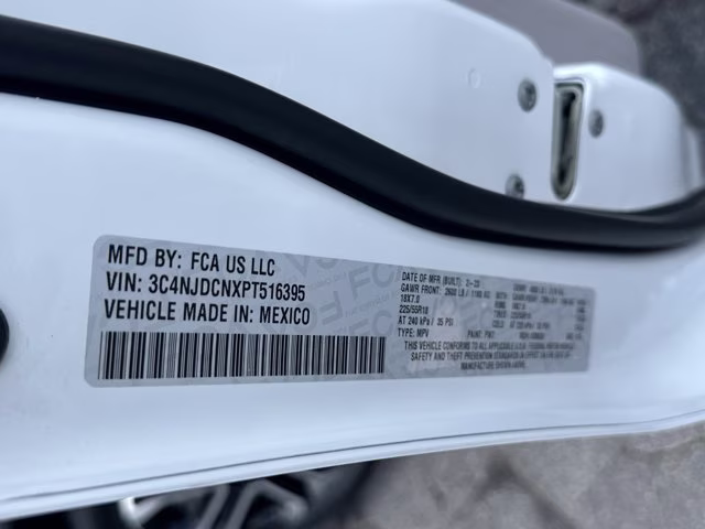 2023 Bright White Clearcoat Jeep Compass Limited 4X4 SUV