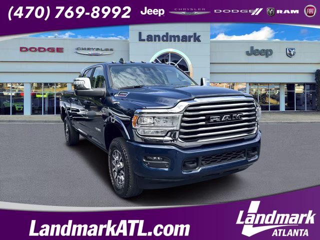 2024 Patriot Blue Pearlcoat Ram 2500 Longhorn 4X4 Truck