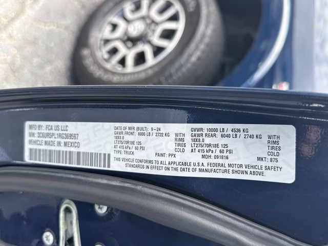 2024 Patriot Blue Pearlcoat Ram 2500 Longhorn 4X4 Truck