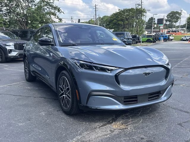 2024 Vapor Blue Ford Mustang Mach-E Premium RWD SUV