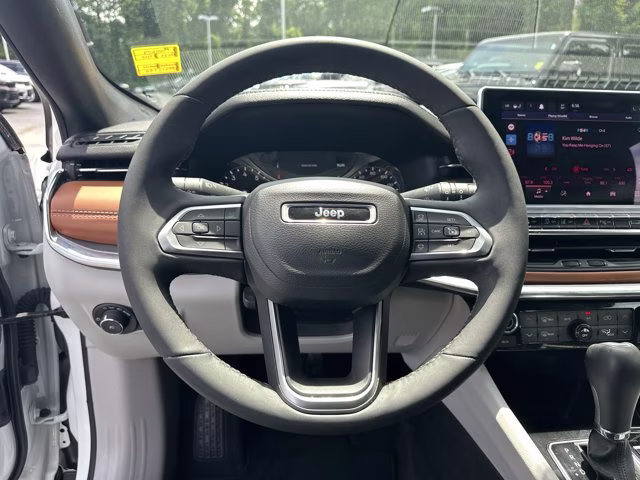 2023 Bright White Clearcoat Jeep Compass Limited 4X4 SUV