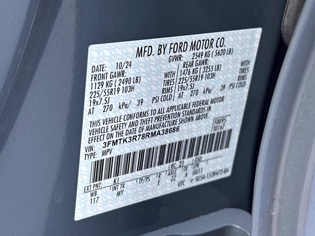2024 Vapor Blue Ford Mustang Mach-E Premium RWD SUV