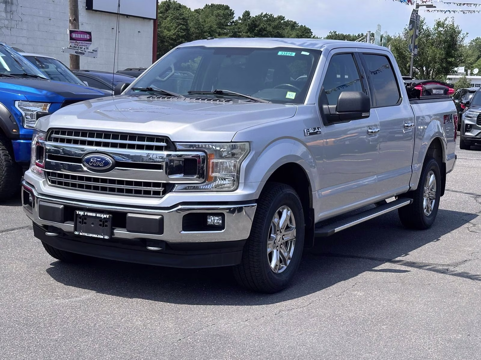 2018 Ingot Silver Metallic Ford F-150 XLT 4WD SuperCrew 5.5' Box 4X4 Truck