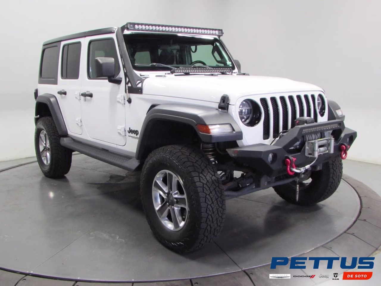 2021 Bright White Clearcoat Jeep Wrangler Unlimited Sport Altitude 4X4 SUV
