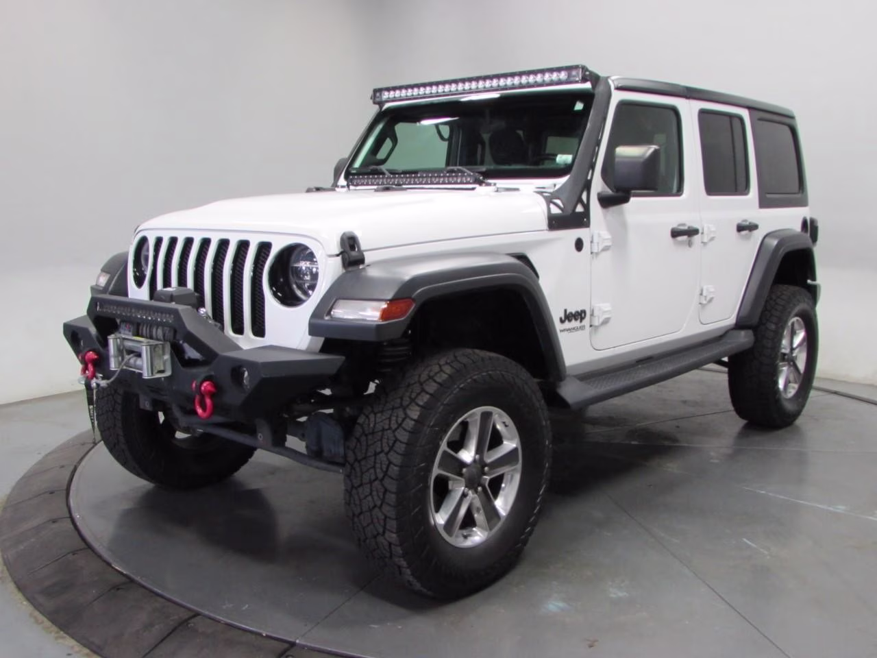 2021 Bright White Clearcoat Jeep Wrangler Unlimited Sport Altitude 4X4 SUV