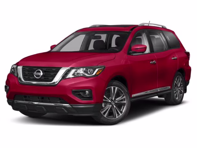 2019 Scarlet Ember Tintcoat Nissan Pathfinder Platinum FWD SUV