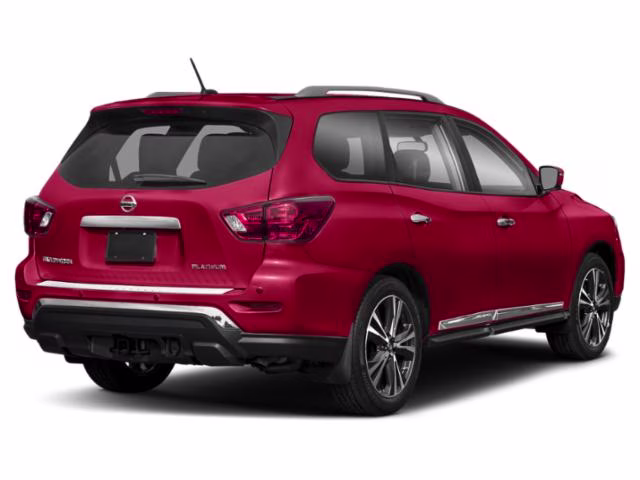 2019 Scarlet Ember Tintcoat Nissan Pathfinder Platinum FWD SUV