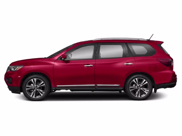 2019 Scarlet Ember Tintcoat Nissan Pathfinder Platinum FWD SUV