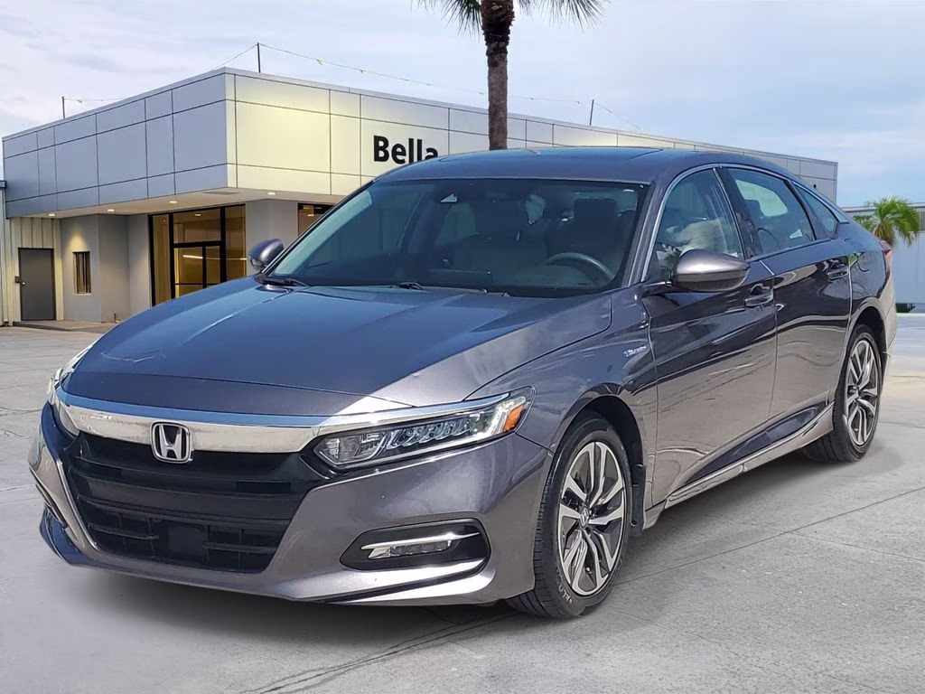 2020 Gray Honda Accord Hybrid EX FWD Sedan