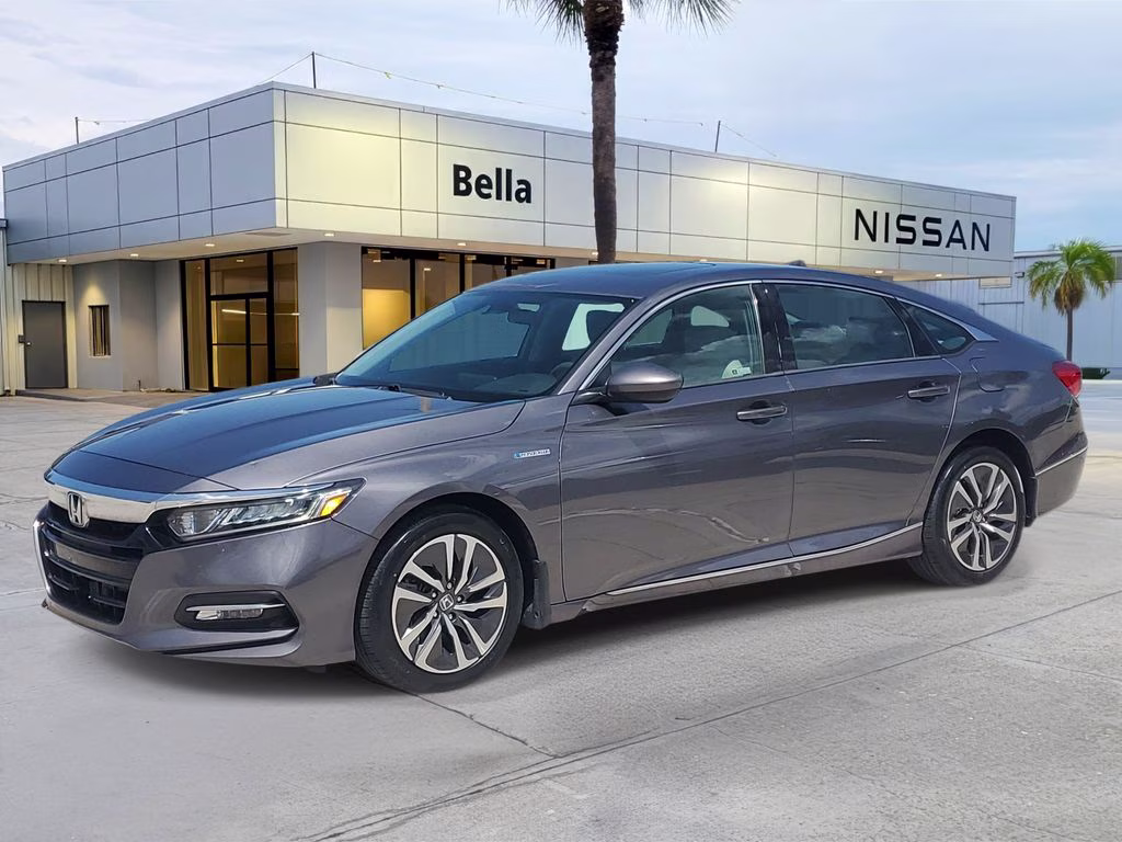2020 Gray Honda Accord Hybrid EX FWD Sedan