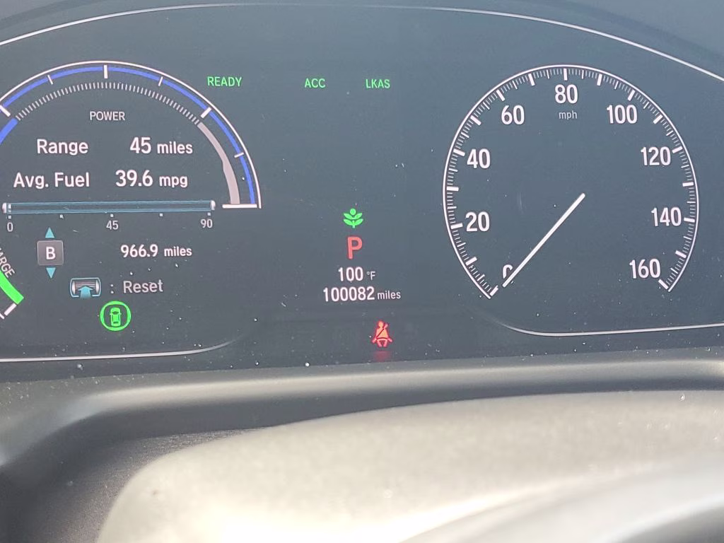 2020 Gray Honda Accord Hybrid EX FWD Sedan