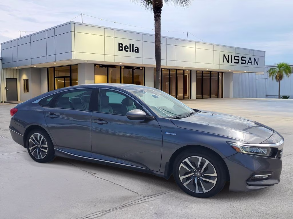 2020 Gray Honda Accord Hybrid EX FWD Sedan