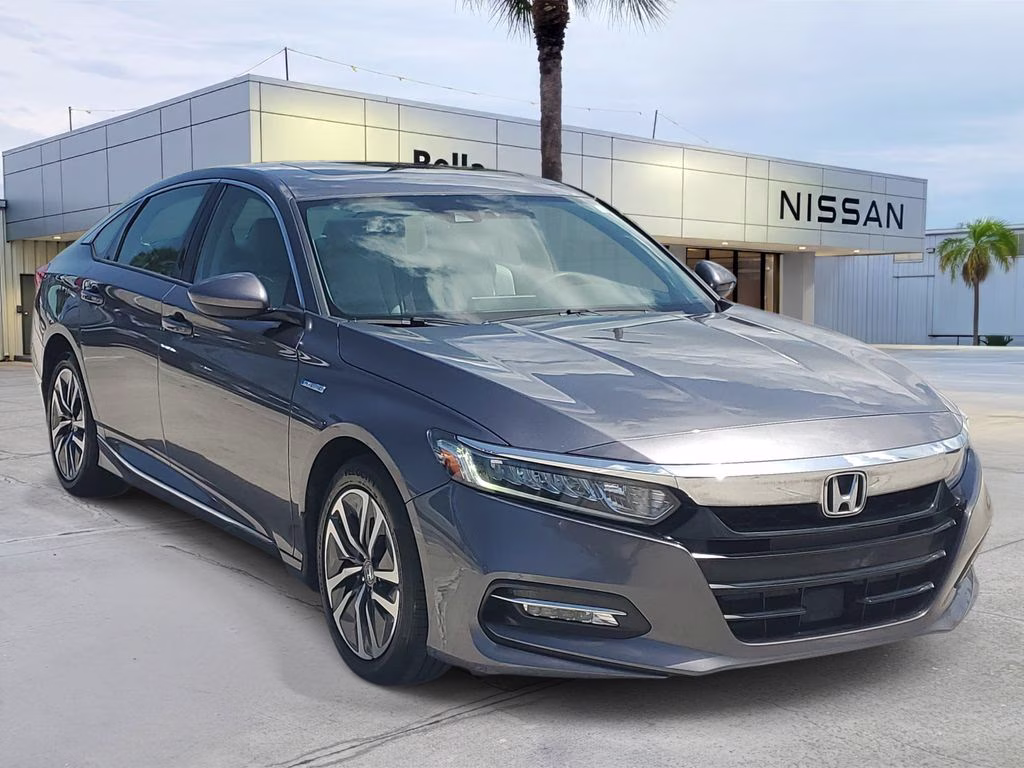 2020 Gray Honda Accord Hybrid EX FWD Sedan