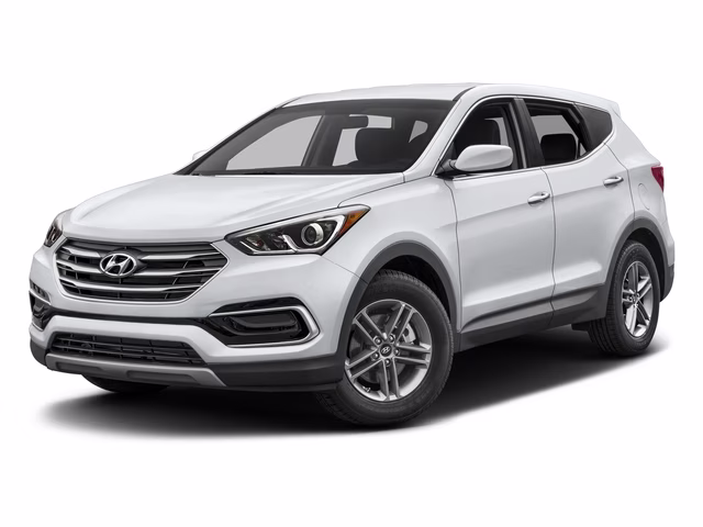 2017 Frost White Pearl Hyundai Santa Fe Sport 2.4 Base FWD SUV
