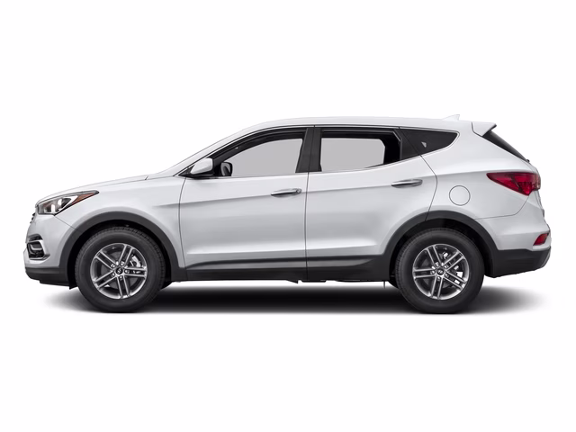 2017 Frost White Pearl Hyundai Santa Fe Sport 2.4 Base FWD SUV