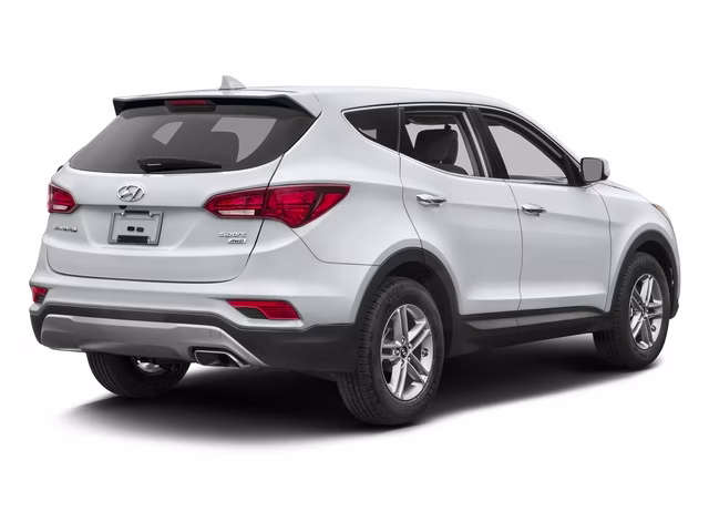 2017 Frost White Pearl Hyundai Santa Fe Sport 2.4 Base FWD SUV