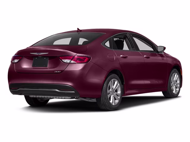 2016 Velvet Red Pearlcoat Chrysler 200 Limited FWD Sedan
