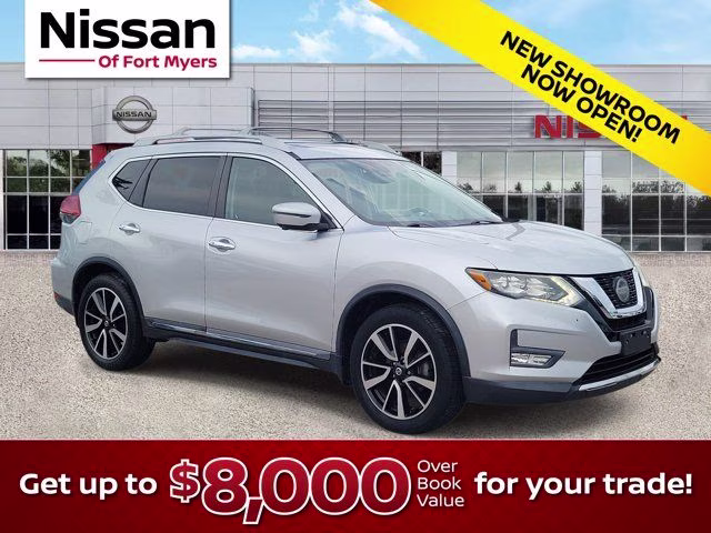 2019 Brilliant Silver Metallic Nissan Rogue SL FWD SUV