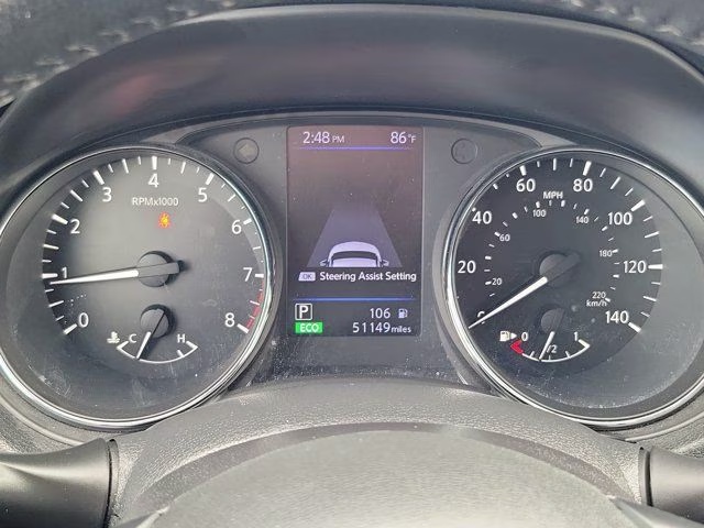 2019 Brilliant Silver Metallic Nissan Rogue SL FWD SUV