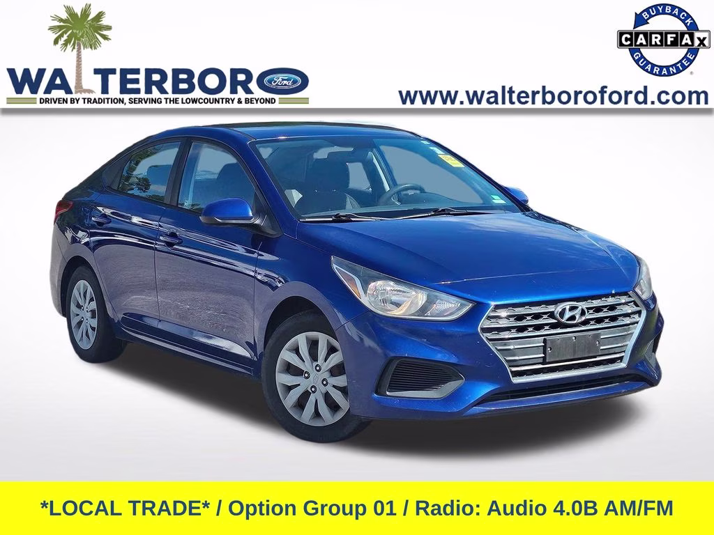 2019 Admiral Blue Pearl Hyundai Accent SE FWD Sedan
