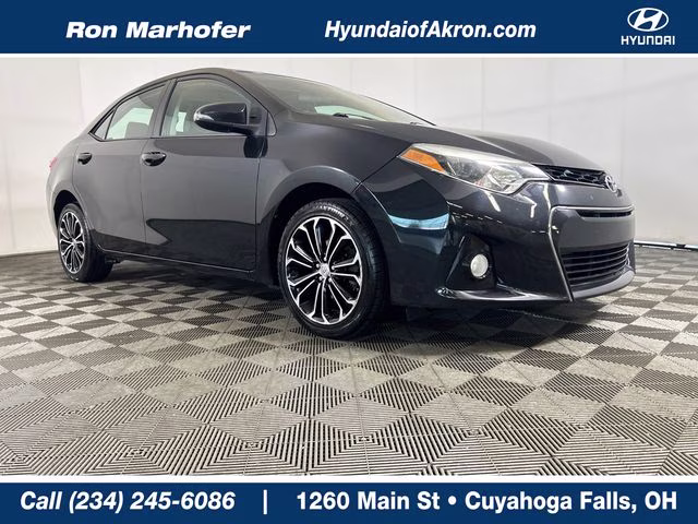 2015 Black Sand Toyota Corolla S Plus FWD Sedan