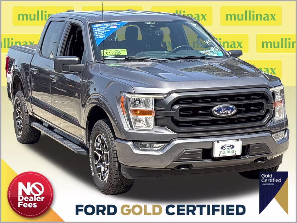 2021 Gray Metallic Ford F-150 XLT 4X4 Truck