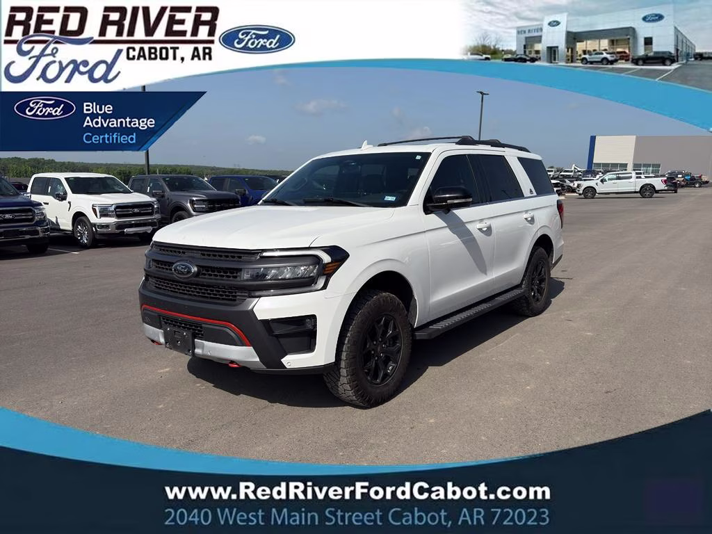 2022 Star White Metallic Tri-Coat Ford Expedition Timberline 4X4 SUV