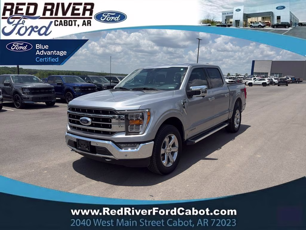 2023 Iconic Silver Metallic Ford F-150 LARIAT 4X4 Truck