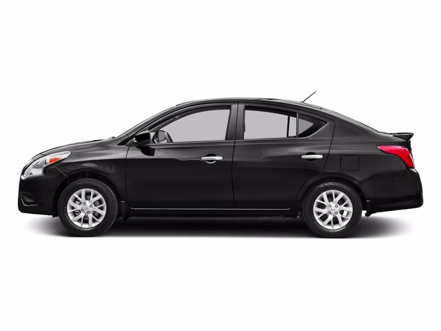 2017 Black Nissan Versa FWD Sedan