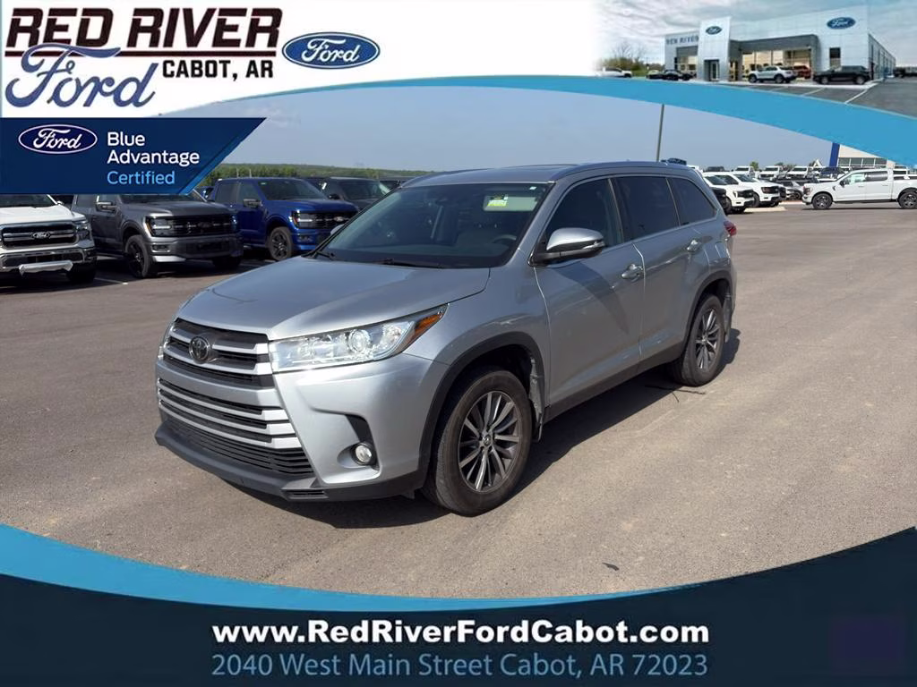 2019 Celestial Silver Metallic Toyota Highlander XLE AWD SUV