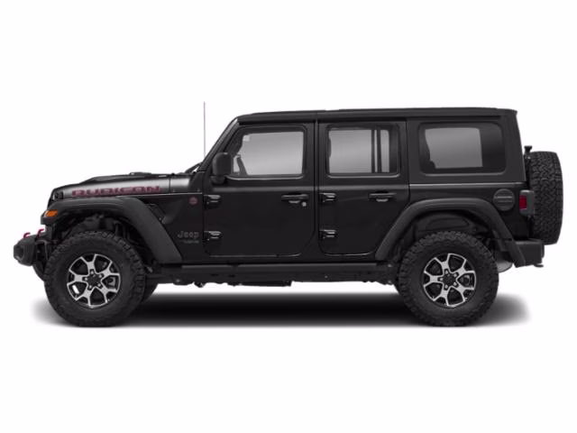 2021 Black Jeep Wrangler Unlimited Rubicon 4X4 Crossover