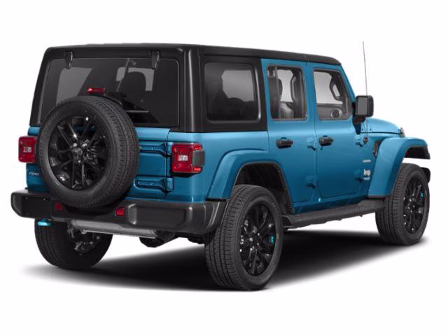 2023 Hydro Blue Pearlcoat Jeep Wrangler 4xe Sahara 4xe 4X4 Convertible