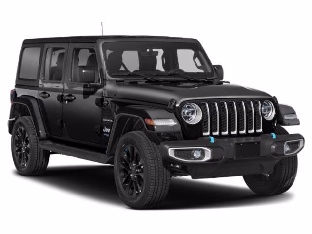 2023 Hydro Blue Pearlcoat Jeep Wrangler 4xe Sahara 4xe 4X4 Convertible