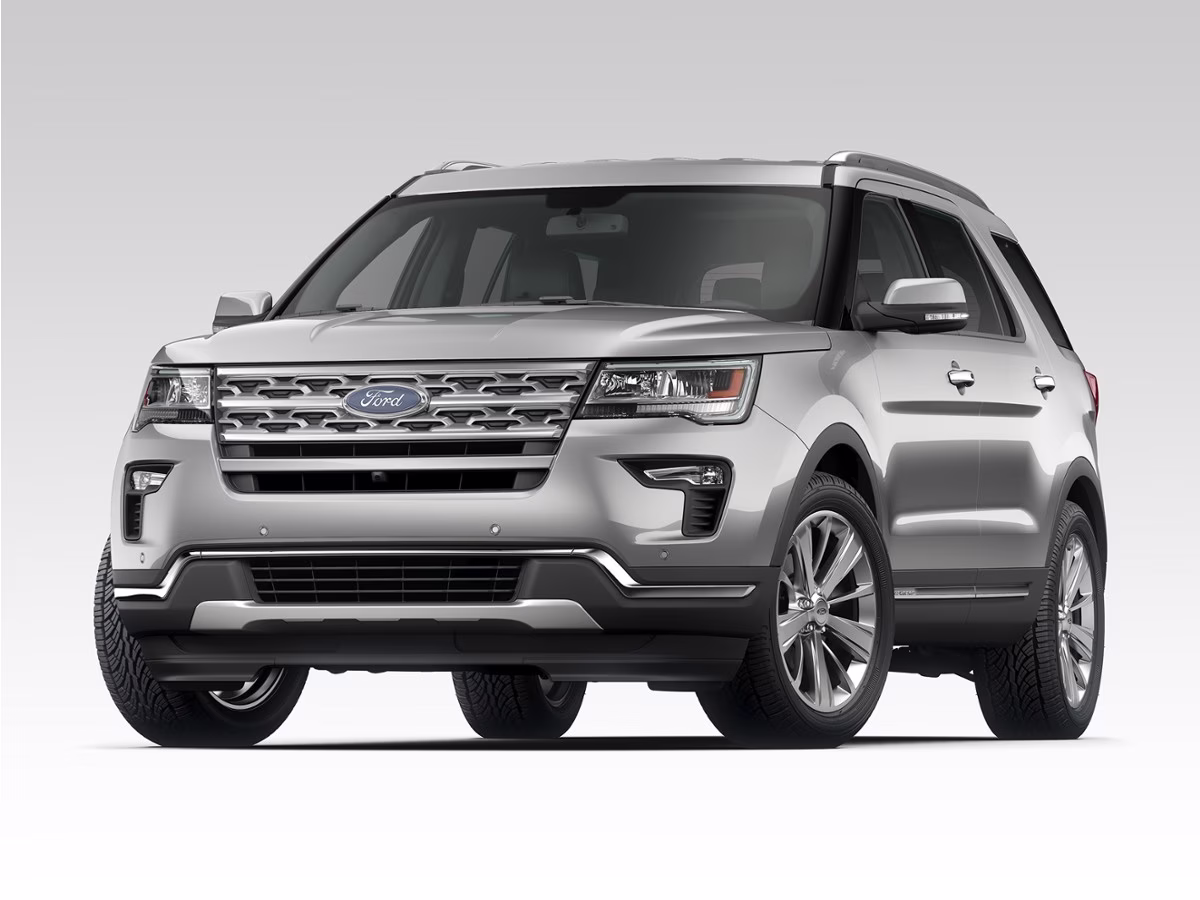 2019 Black Metallic Ford Explorer XLT FWD SUV