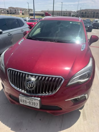 2017 Chili Red Metallic Buick Envision Essence FWD SUV