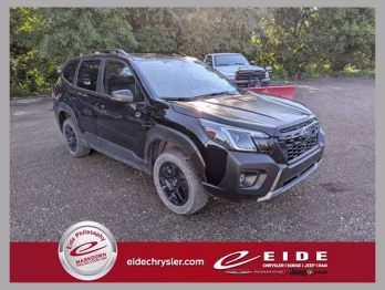 2022 Crystal Black Silica Subaru Forester Wilderness AWD SUV