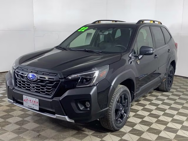 2022 Crystal Black Silica Subaru Forester Wilderness AWD SUV
