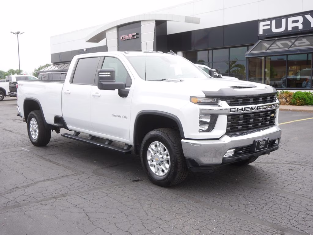 2022 Summit White Chevrolet Silverado 3500HD LT w/ 1LT & Convenience Pckg 4X4 Truck