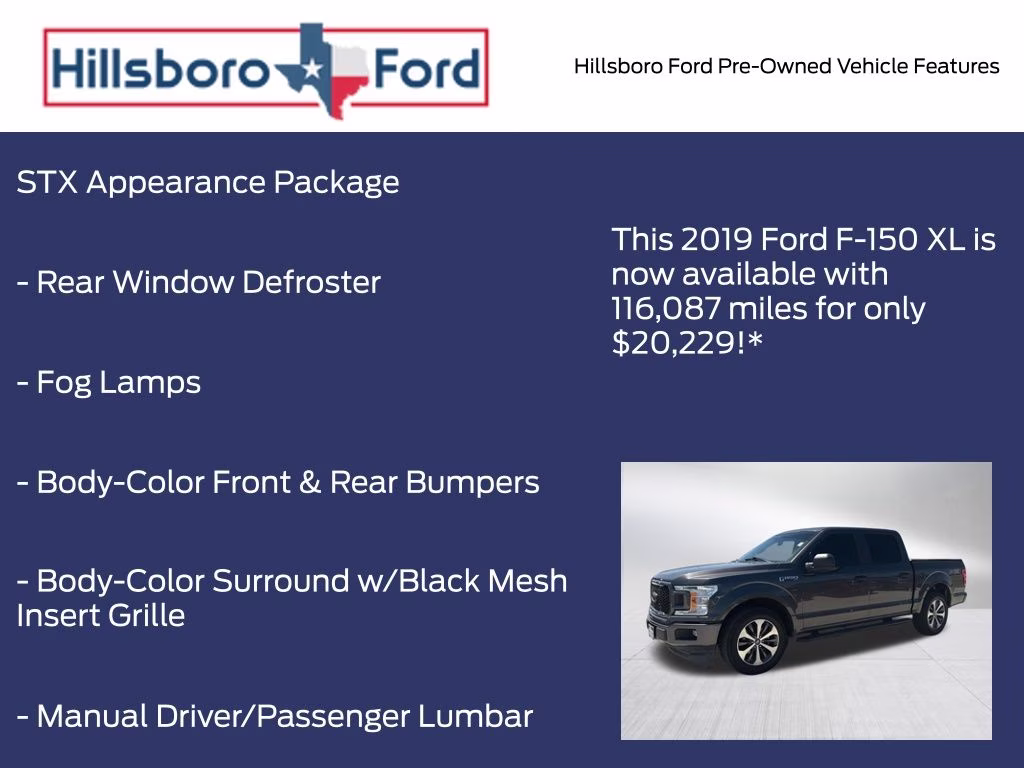2019 Magnetic Metallic Ford F-150 XL RWD Truck