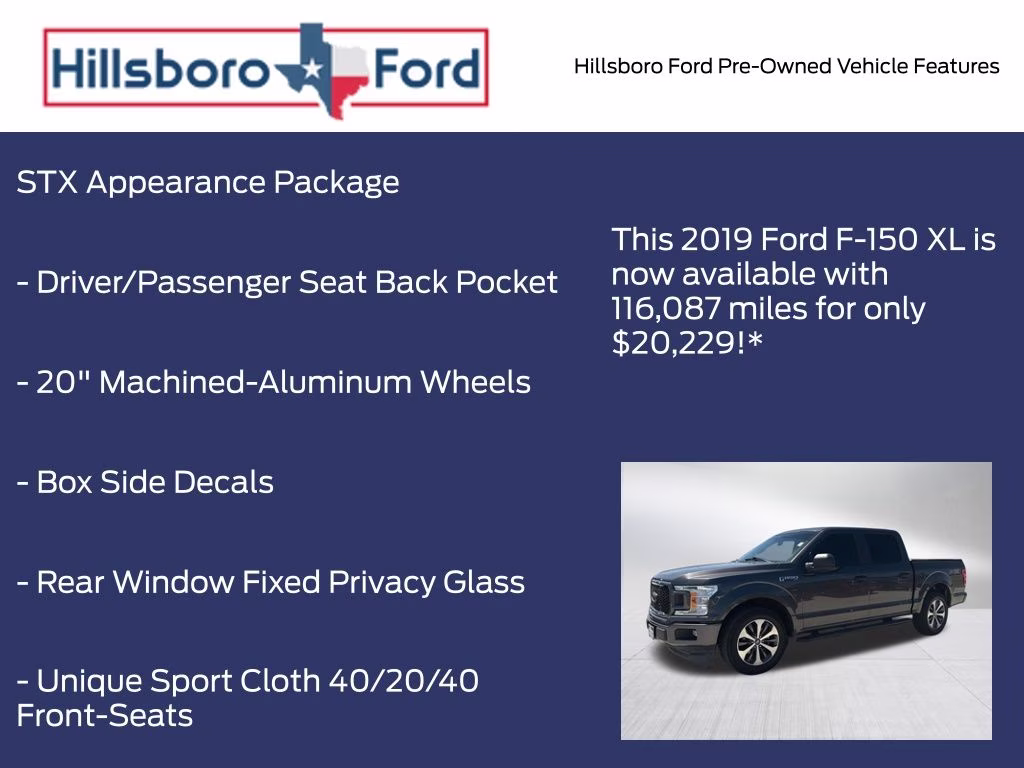 2019 Magnetic Metallic Ford F-150 XL RWD Truck