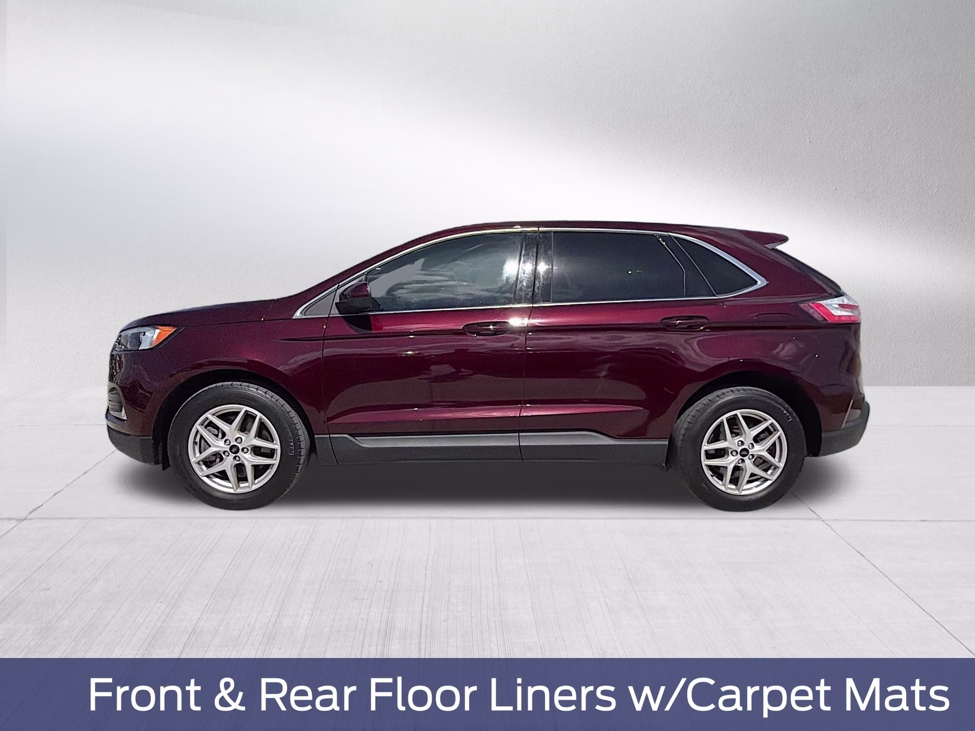 2023 Burgundy Velvet Metallic Tinted Clearcoat Ford Edge SEL AWD SUV