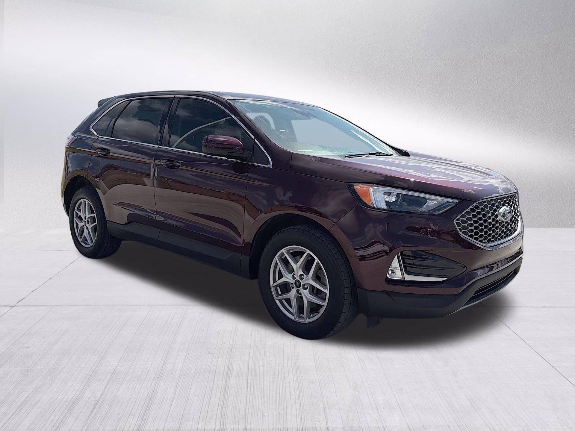 2023 Burgundy Velvet Metallic Tinted Clearcoat Ford Edge SEL AWD SUV