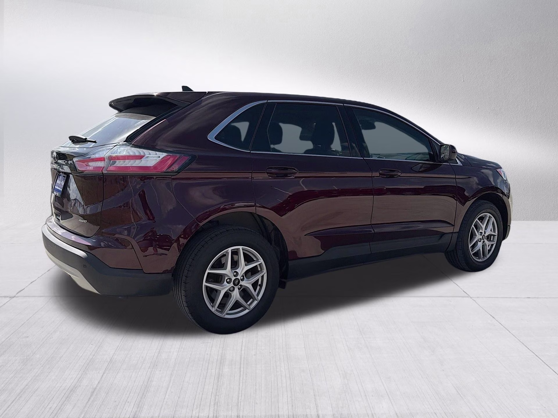 2023 Burgundy Velvet Metallic Tinted Clearcoat Ford Edge SEL AWD SUV