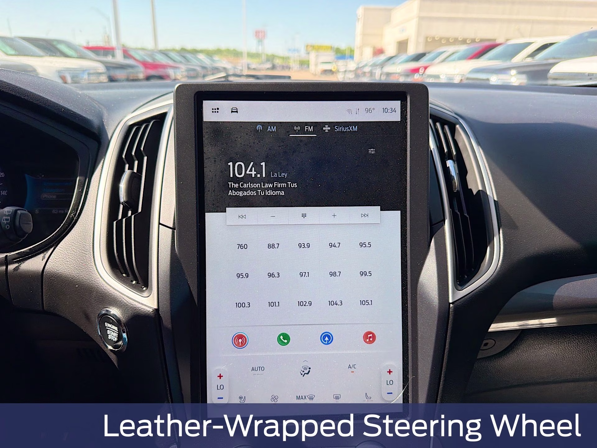 2024 Atlas Blue Metallic Ford Edge SEL AWD SUV