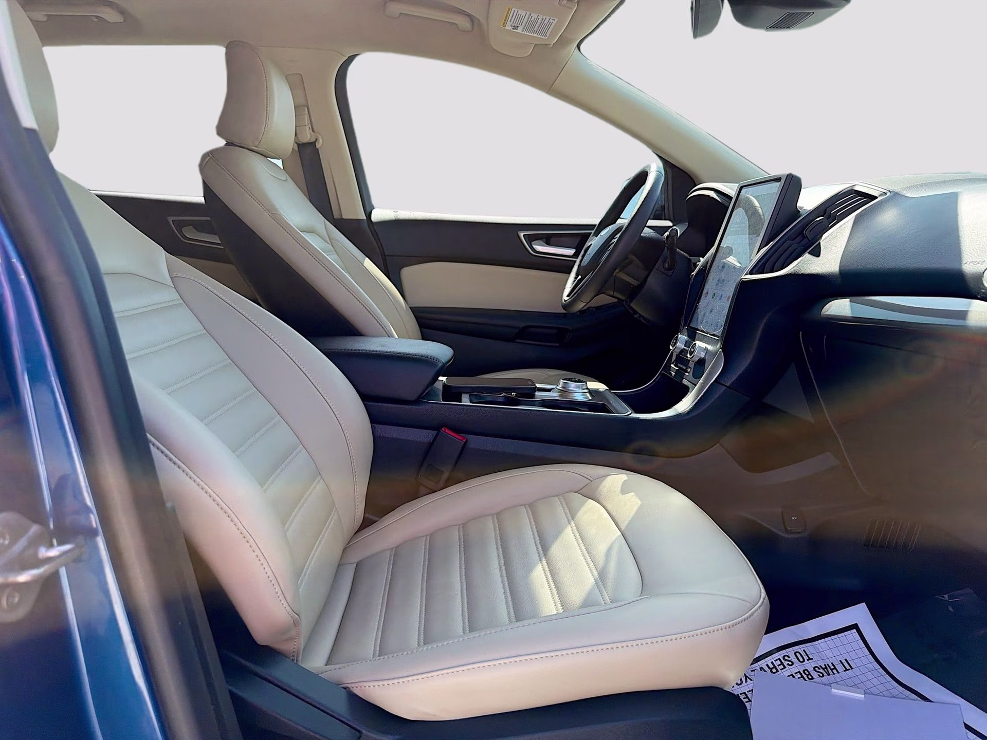 2024 Atlas Blue Metallic Ford Edge SEL AWD SUV