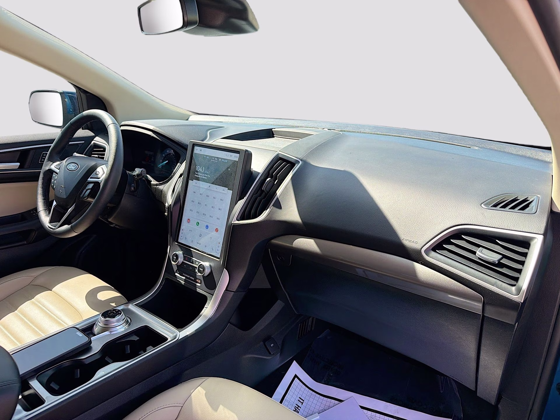 2024 Atlas Blue Metallic Ford Edge SEL AWD SUV
