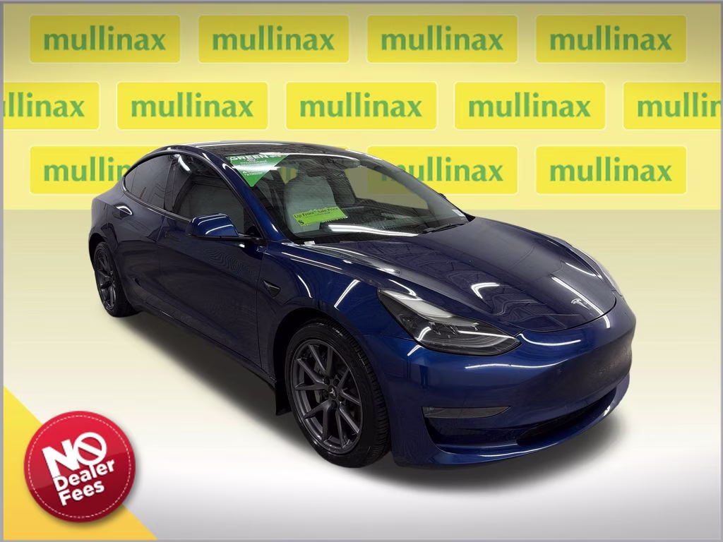 2022 Deep Blue Metallic Tesla Model 3 Long Range AWD Sedan