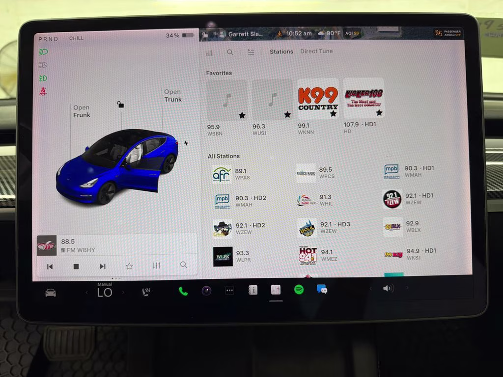 2022 Deep Blue Metallic Tesla Model 3 Long Range AWD Sedan