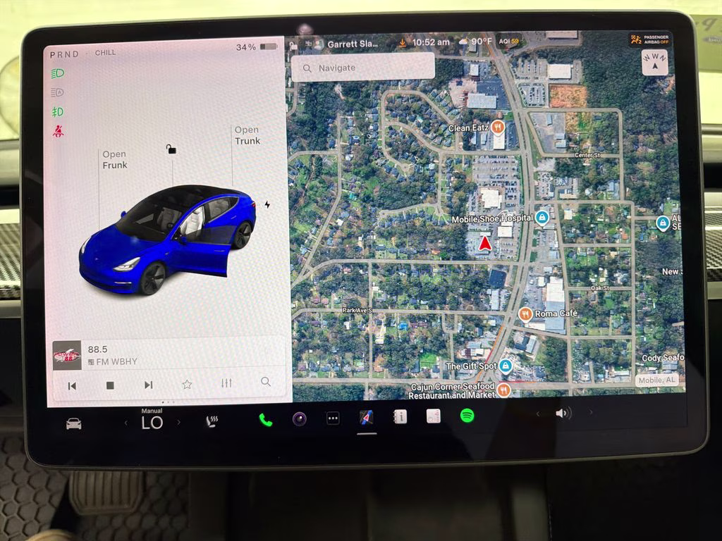 2022 Deep Blue Metallic Tesla Model 3 Long Range AWD Sedan