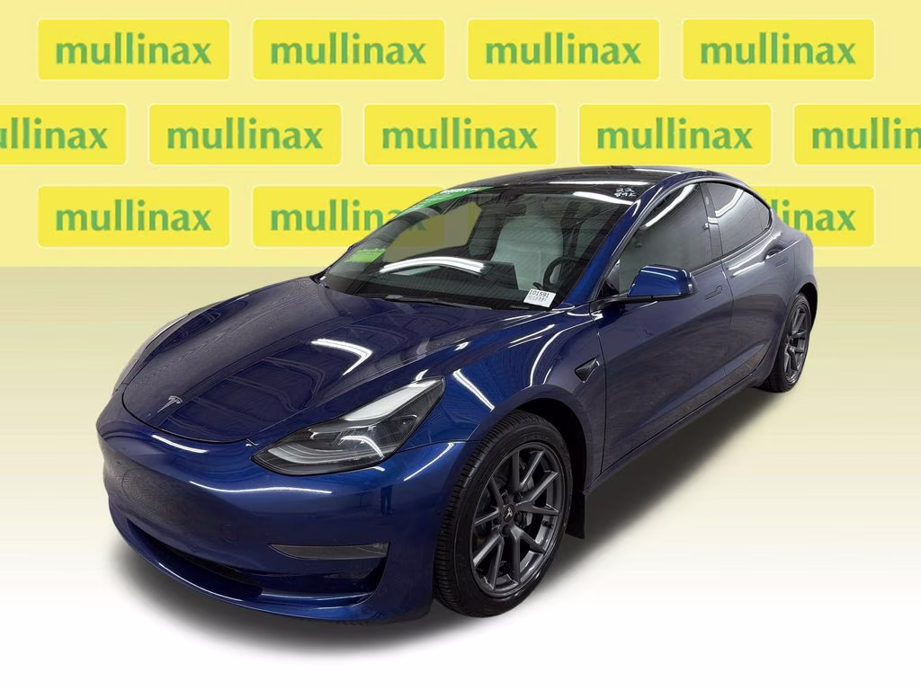 2022 Deep Blue Metallic Tesla Model 3 Long Range AWD Sedan